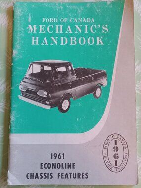 Original mechanic handbook Ford econoline 1961